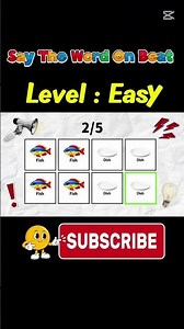 Say The Word On Beat Challenge | Level : Easy