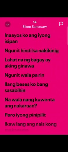 14 by Silent Sanctuary: Full Song Lyrics