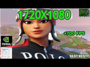 How to get the BEST Stretched Resolution for Fortnite Cru