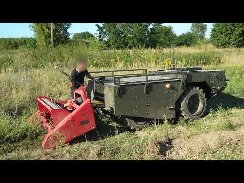 UGV BUFALO with Demining Machine