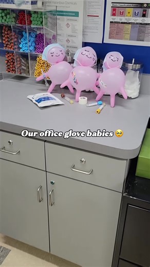 We love our glove babies 💙 #UnitekCollege #glovebabies #glovedoll #UnitekCollegeSacramento #nurestok