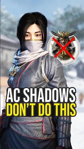 It's Smart To Not Do This In Assassin's Creed Shadows... (AC Shadows Tips And Tricks)