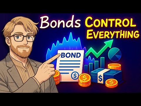Bond Market Explained for Beginners 📊 (Bonds, Yields, Interest Rates, and Stock Market Relationship)