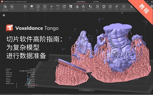 Tango切片软件高阶指南：为复杂模型进行数据准备