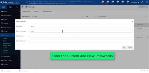 008: How to Reset Eaton Device Passwords Using VPM and VCOM - Eaton videos