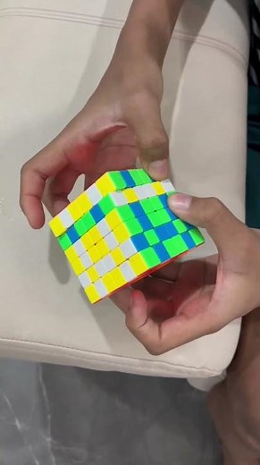 Checkerboard Pattern On 6x6 Rubik’s Cube