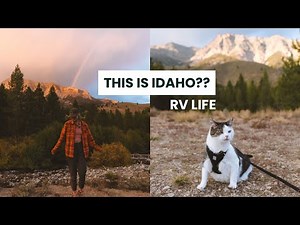 Boondocking in Idaho’s Sawtooth Mountains | Hiking to Pioneer Cabin + Epic Sunset Camp