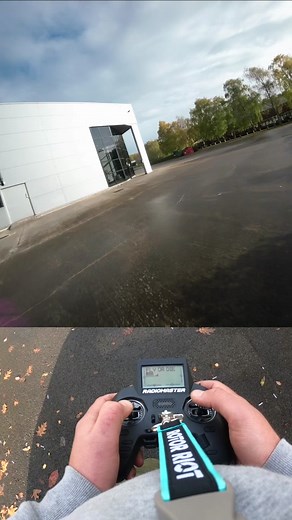 Trials and tribulations of landing a new trick #fpvfreestyle #drone #crash (🎥: @Josh Smith)