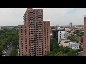Free Stock Footage - High-rise Apartment building drone shot 4k