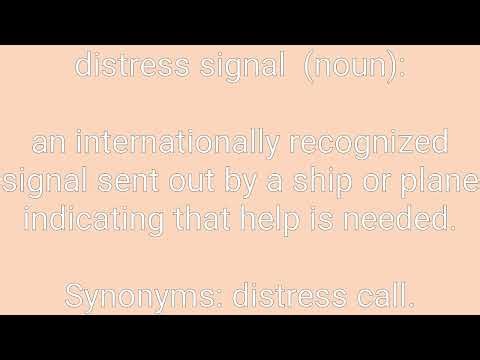 Distress Signal Definition & Meaning