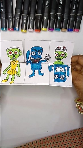 drawing alien 👻🤖🥶🤢#art #drawing #diy