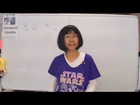 C Advanced Calculus Chapter 3.2 Part 2 Correction for Problem 12 page 96