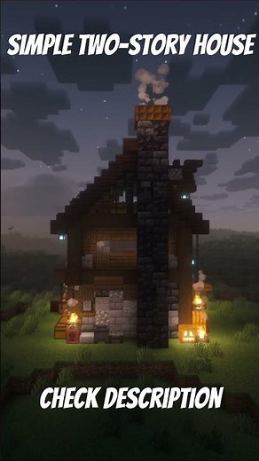 Simple two-story house