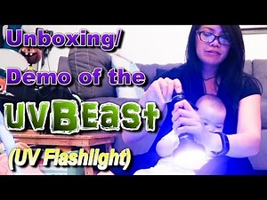 uvBeast UV Flashlight (Unboxing, How it Works, and Demo)