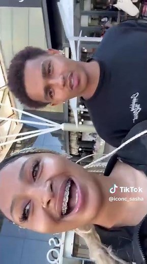 Sasha and iconic Bre +misha giving fun
