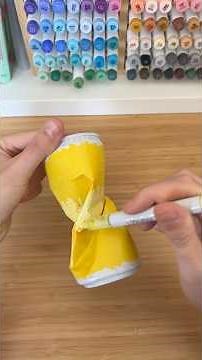 Transformer une canette en décoration 🍎