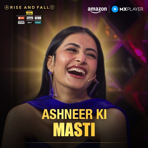 13K views · 97 reactions | Ashneer ke jokes sunn kar sabko aaya mazza  #RiseAndFall, co-powered by Lux Cozi Official Lighting Partner: Orient Electric AI Home Partner: Haier Nutrition Partner: Avvatar Sports Nutrition Mobile Partner: HMD Fragrance Partner: ENVY Perfume Beverage Partner: #McDowellsYaaronWaaliBaat All Episodes Streaming Now for Free on Amazon MX Player #RiseAndFallOnAmazonMXPlayer #WatchFree #AmazonMXPlayer #StreamingNow | Amazon MX Player | Facebook