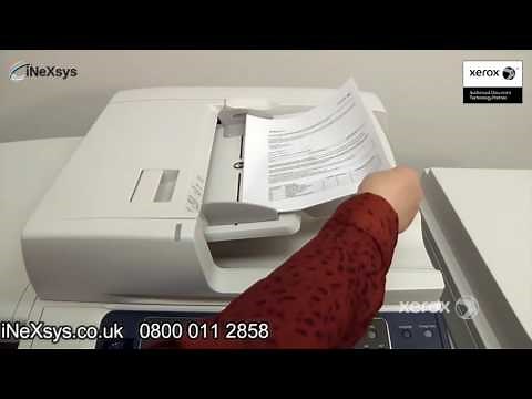 How to Use Workflow Scanning - Xerox Work Centre 7200/7220/7220i/7225/7225i