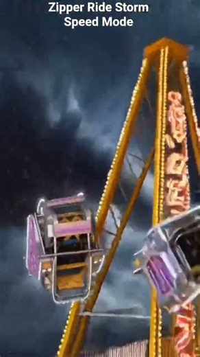 Zipper Ride Storm Speed Mode#ZipperRide #ExtremeRide #StormSpeed #ThrillSeekers