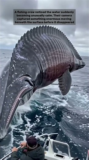Look What This Fishing Crew Caught Breaking the Surface Next to Their Boat... 👀🌊