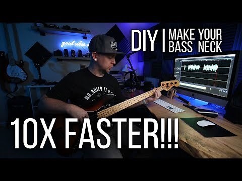 DIY | Make Your Bass Guitar Neck 10x Faster!!! (it's easy)