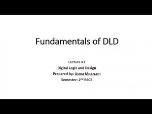 L#1 - DLD (Fundamentals of DLD)