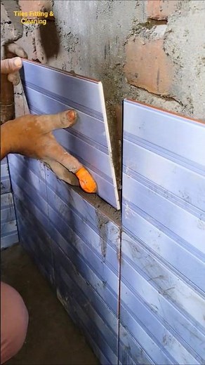 I installed the bathroom wall tiles very easily. If you want, you can install the tiles like me.