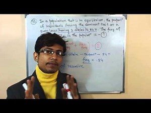Population genetics problems Video Lecture | Crash Course for CSIR NET Life Sciences (English)