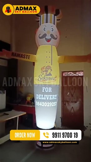 Air Dancer Man Balloon for Welcoming | Advertising Balloons | Admax Sky Balloon | Call 9911970019