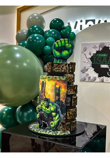 Incredible Hulk-Themed 3rd Birthday Celebration