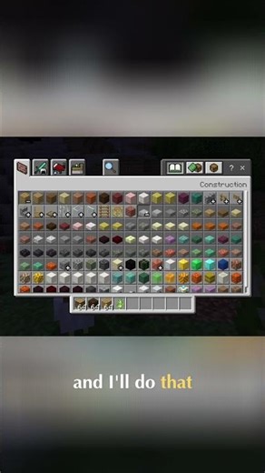 Minecraft Night Vision Potion & Block Haul - Should I Use Wood? #shorts