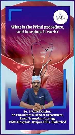 What is the iTind procedure, & How Does it Work? | Dr. P Vamsi Krishna |CARE Hospitals,Banjara Hills