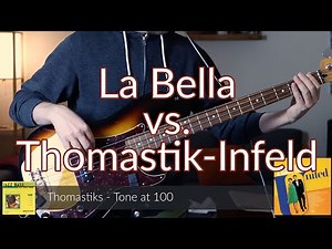 Flatwound Bass String Comparison - La Bella vs. Thomastik-Infeld
