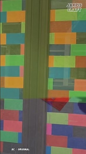 Paper Window Decoration That Looks Like Stained Glass | Easy DIY Home Deco