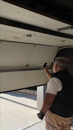 Don't Let Your Garage Door Get Stuck Like This #GarageDoor #DIY