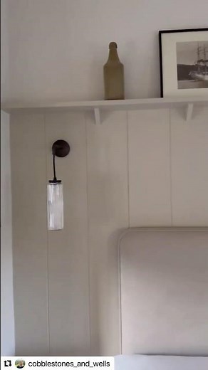 Transforming a Bedroom with Custom V-Groove Panelling | DIY Wall Panelling & Shelf Install 🛠️🎨