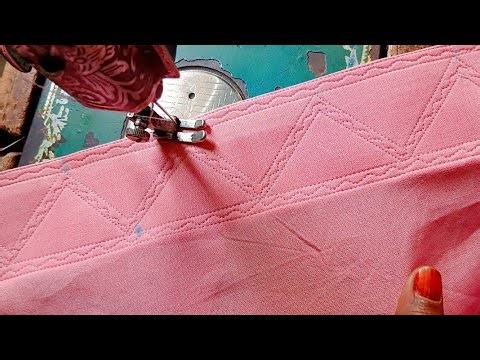 Very easy and pretty mohari design # ponche # mohri new design 👖# my real stitch