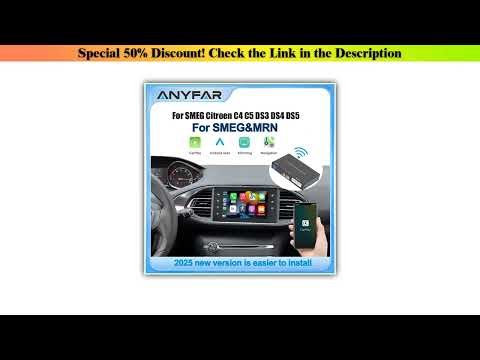 Top Wireless Carplay Android Auto for Peugeot Citroën SMEG MRN 2013-2018 C4 C5 DS4 DS3 DS5 308 508•