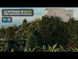Scattering made easy in Maya | Free download