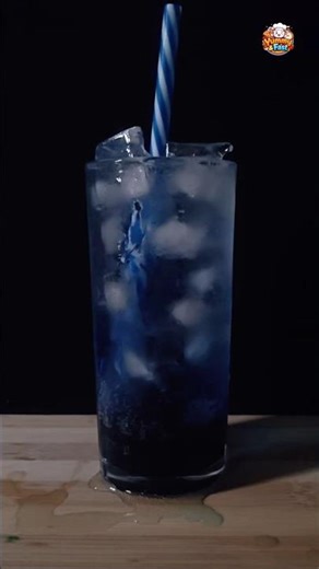 🫐 Blueberry Mojito With Blueberry Sugar Syrup 🍹#drink #mocktail #blueberrymojito