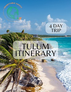 Tulum Mexico Travel Itinerary - Etsy Canada