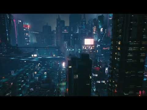 🔮 Cyberpunk 2077 Ambient ASMR | Futuristic Sleep Sounds & Chill Background Music 🌌