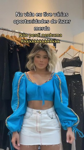 Stylish Outfit Ideas: Blue Cropped Top and Mini Skirt