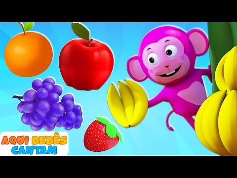 Canção de frutas | Fruit song | Canção infantil | Músicas para crianças de Aqui Bebes Cantam