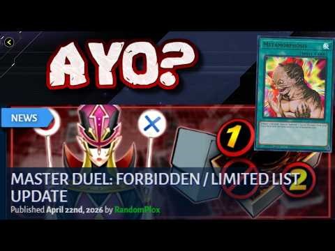 MAY MASTER DUEL BANLIST! VERY UNEXPECTED HITS! 😱😯