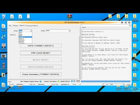 VG QuickUnlocker Tool V1.0 | free frp tools android