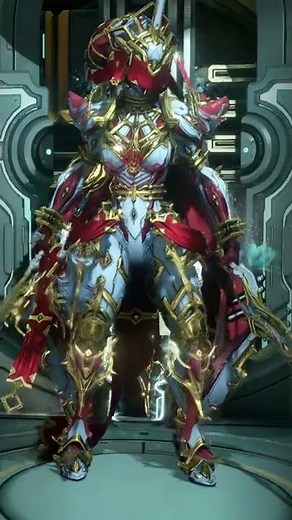 Fashion Frame - Khora Prime in RED #shorts #warframe #tennocon