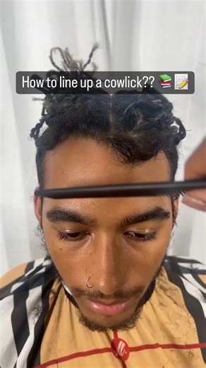 How to Line Up a Cowlick Hairline Perfectly - Step by Step Tutorial