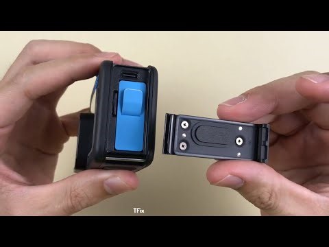 How to remove and install the battery cover and memory card on GoPro 10