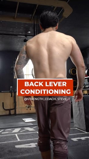 Back Lever Conditioning 🔥 Gymnastics Strength Drills